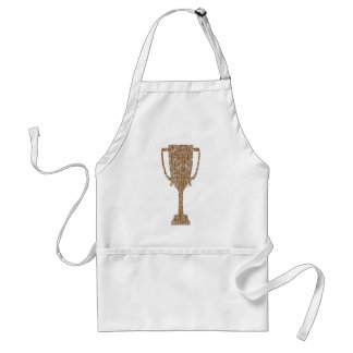 Tablier TROPHÉE d'or : Célébration de récompense de