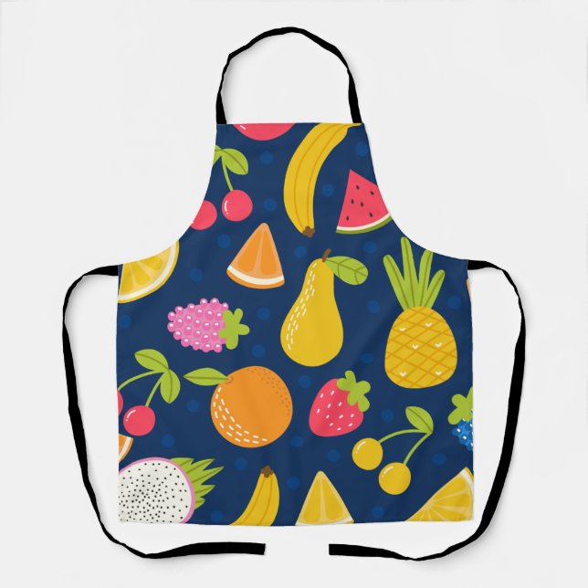 Tablier Tropical Summer Waves Beach Party Motif (Recto)