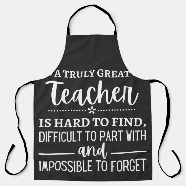 Tablier Truly Great Teacher (Recto)