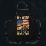 Tablier Trump 2024 Nous avons gagné la victoire Victoire I<br><div class="desc">Trump 2024 Nous avons gagné la victoire Victory Inauguration 2025 Garbage</div>