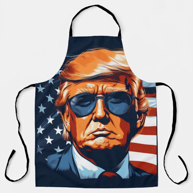 Tablier Trump 2024 - USA - Make America Great Again (Recto)