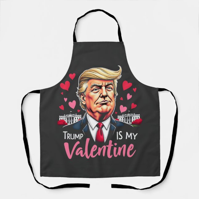 Tablier Trump est le président de la Saint Valentin (Recto)