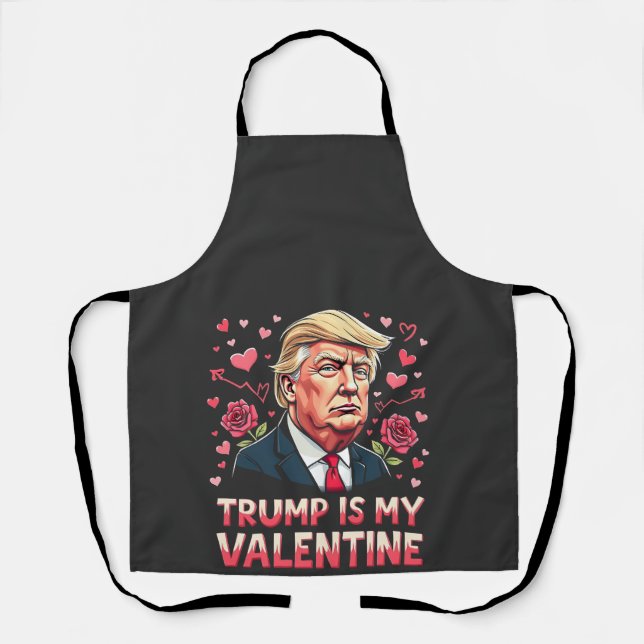 Tablier Trump est mon Valentin Jour d'inauguration Maga 20 (Recto)