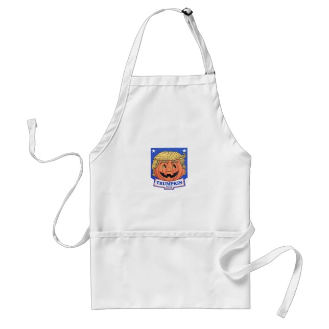 Tablier Trumpkin Classic - Drôle Citation Halloween (Devant)