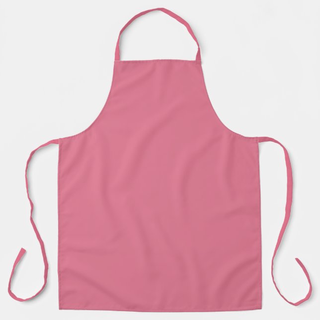 Tablier Tulipe Tendance Rose Couleur Uni (Recto)
