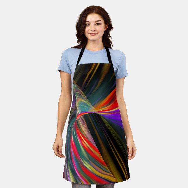 Tablier Tunnel Neon Noir (Porté)