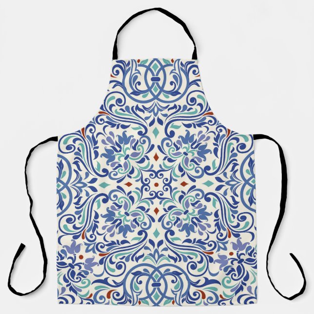Tablier Turc Coloré : Élégance De Carrelage Infini. (Recto)