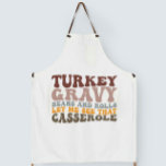 Tablier Turquie Haricots Gravés Et Rouleaux Tombent Thanks<br><div class="desc">Turquie Fèves Graves Et Roulettes Me Permettent De Voir Que Casserole</div>