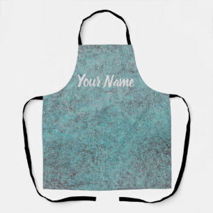 Tablier Turquoise Copper Patina texture cadeau