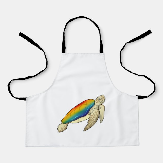 Tablier Turtle Rainbow (Recto)