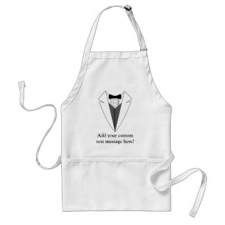 Tablier Tuxedo noir/blanc