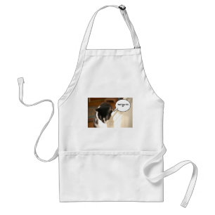 Tablier tuxedo noir et blanc Chat