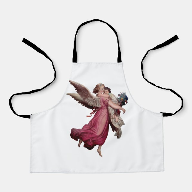 Tablier Two Angels in Flight (Recto)