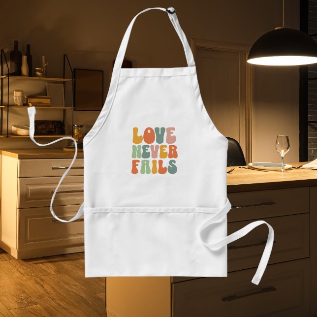 Tablier Typographie Bulles Tendance Amour ( Fun FAMILY Kitchen Apron)