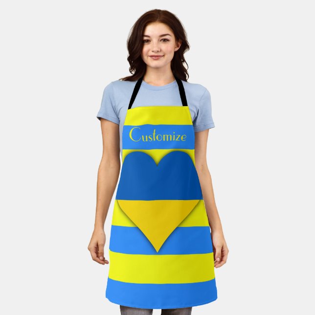 Tablier Ukraine Drapeau bleu jaune Thunder_Cove (Porté)