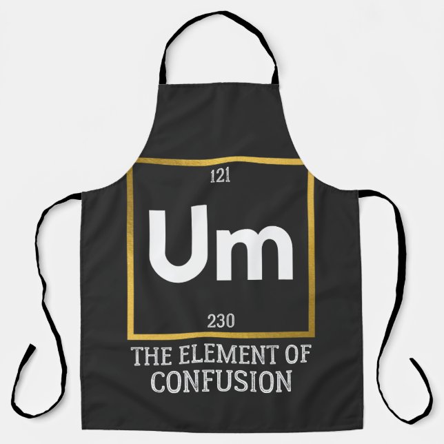 Tablier Um L'élément de la confusion T-shirt (Recto)