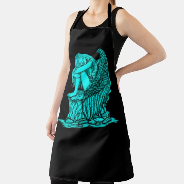 Tablier Un ange endormi sur la pierre (Insitu)