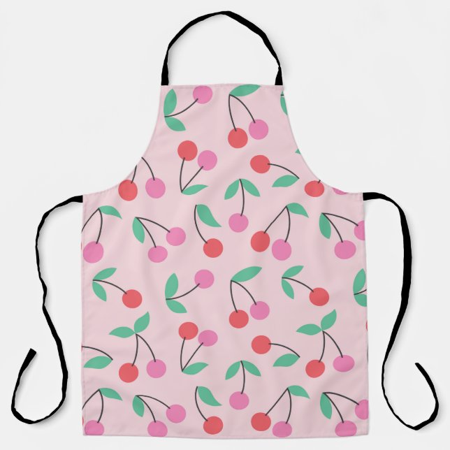 Tablier Un design motif sans couture en cerisier mignon. V (Recto)