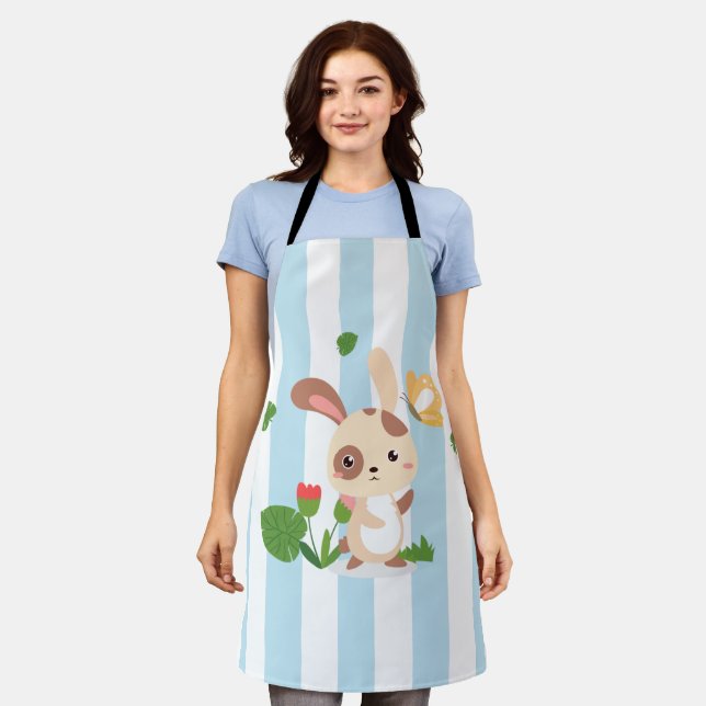 Tablier Un Lapin Mignon (Porté)