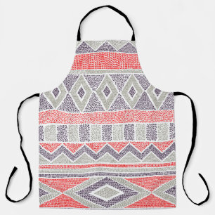 Tablier Un motif ethnique rayé sans pareille. Tribal et a