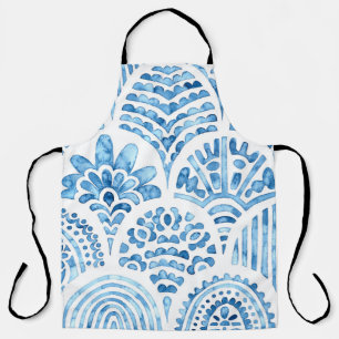Tablier Un motif marocain sans couture. Carrelage vintage.