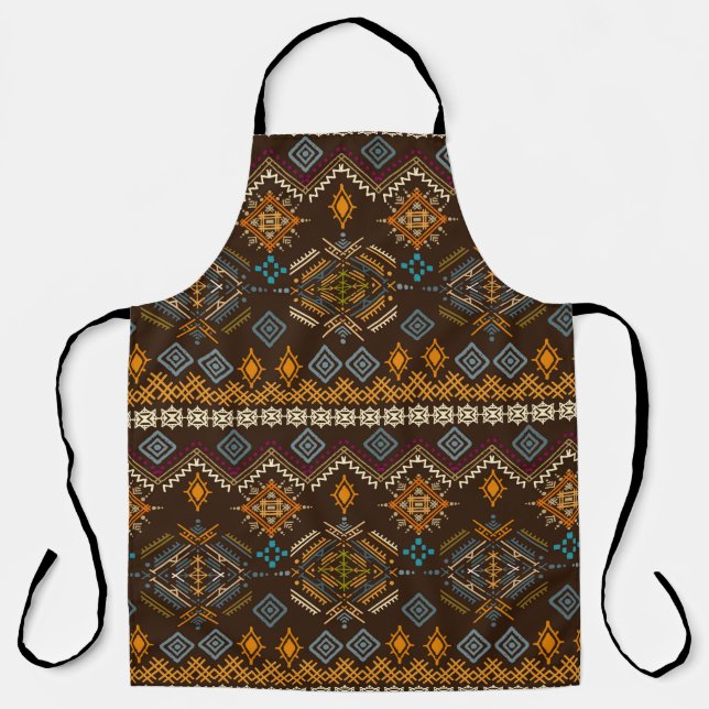 Tablier Un motif sans couture. L'ornement ethnique boho. T (Recto)