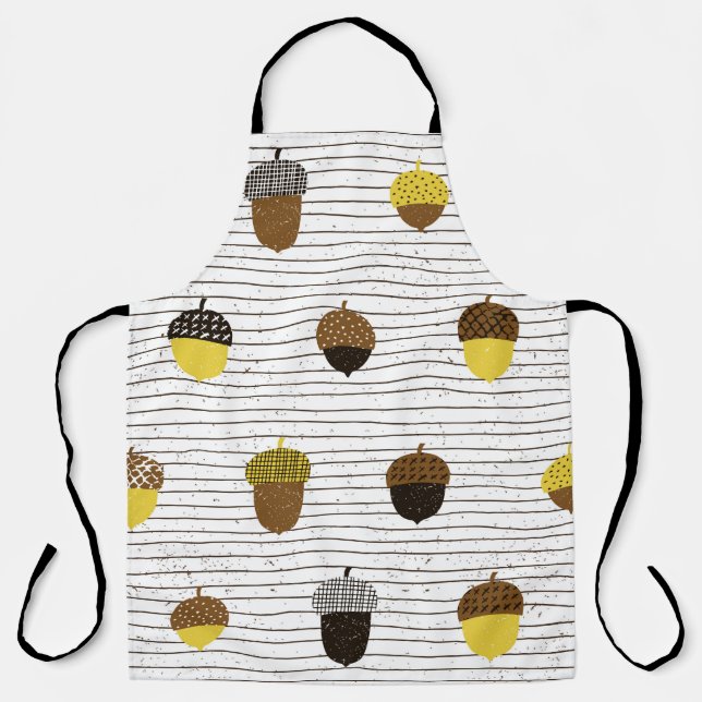 Tablier Un motif sans soudure. Décor de surface d'automne. (Recto)
