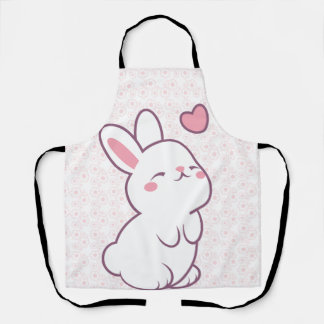 Tablier Un petit lapin fait de sentiments