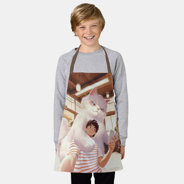 Tablier Un selfie avec le géant du fluffy (Porté)