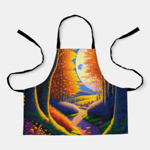 Tablier Un sentier étroit entre les épaisses haies Jetez l