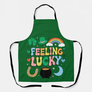 Tablier Un Shamrock irlandais au charme de Jour de la Sain