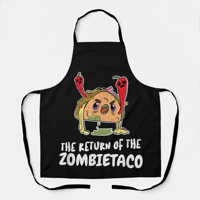 Tablier un taco zombie (Recto)