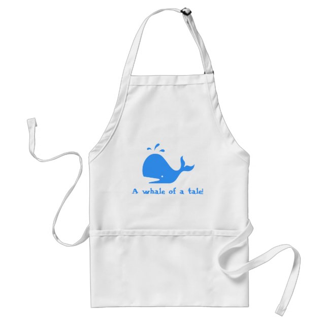 Tablier Une baleine d'un conte ! (Devant)