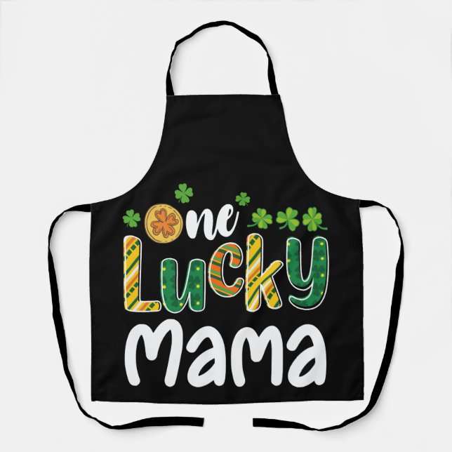 Tablier Une chance Mama Matching Family St Patrick's Day (Recto)
