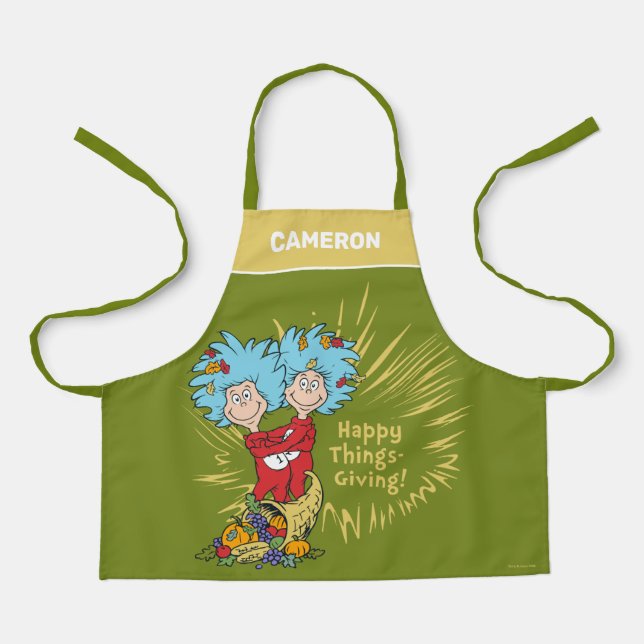 Tablier Une Chose Deux Joyeuses Choses Qui Donnent ! (Recto)