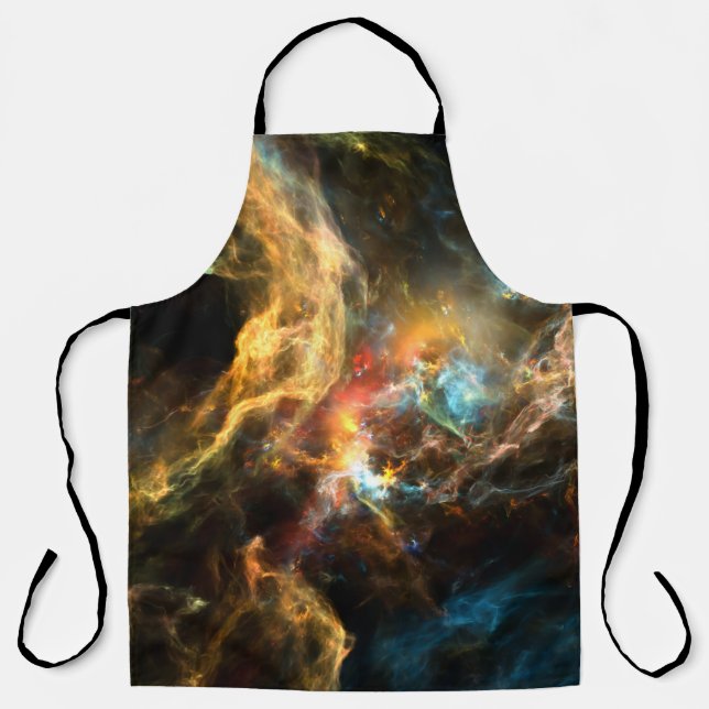 Tablier Une fois sur une série Space. Conception abstraite (Recto)
