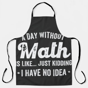 Tablier une journée sans maths, c'est comme une blague, je