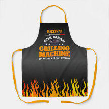 Une machine à griller moyenne Flamme sur NOIR