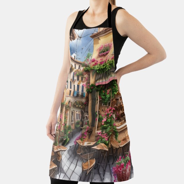 Tablier Une scène de rue italienne Ephemera Design Series  (Insitu)