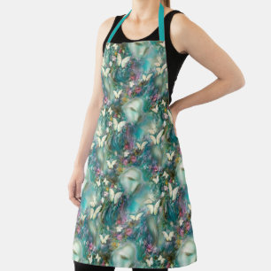 Tablier Une série de papillons mystiques Design 3