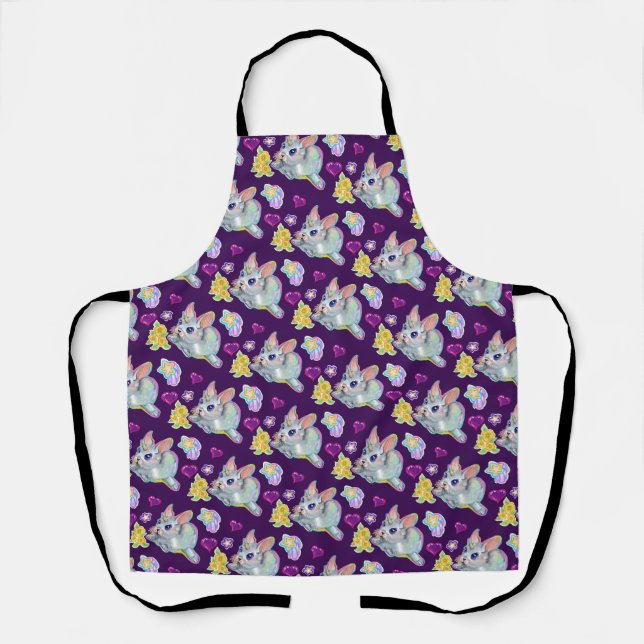 Tablier Unibunny pour bébé magique (Recto)