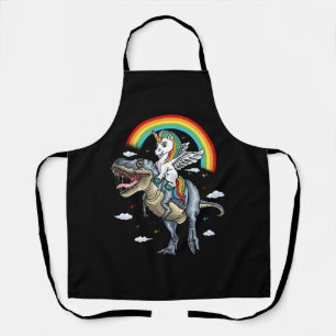 Tablier Unicorn équitation Trex Dinosaur Momicorn Arc En C