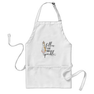 Tablier Unicorn Suivez votre partie interne Sparkle (Coule