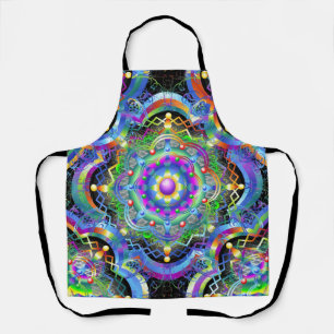 Tablier Univers Mandala Couleurs Psychédéliques