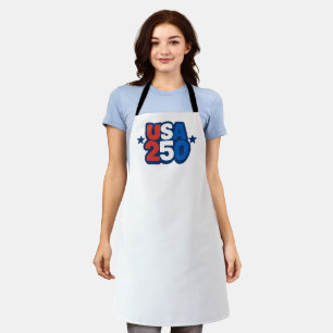 Tablier USA 250e anniversaire 1776-2026 Patriotique Améric