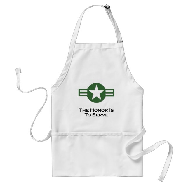Tablier USA L'honneur vert (Devant)