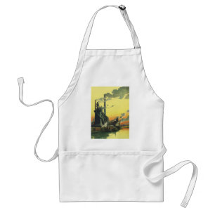 Tablier Usine ancienne sur un quai