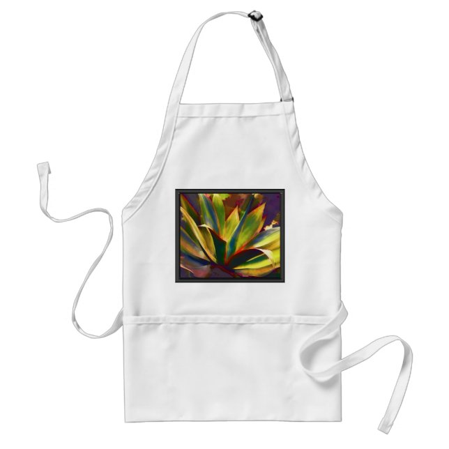 Tablier Usine tropicale brillante d'agave (Devant)