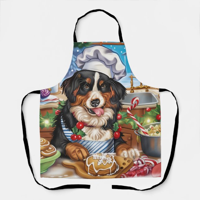 Tablier Vacances de pâtisserie de montagne d'Entlebucher : (Recto)