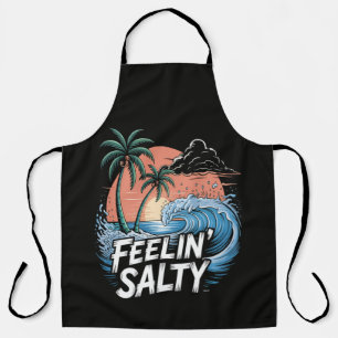 Tablier Vacances d'été à la plage, ambiance salée 70S